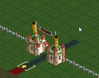 OpenRCT2 Place Path over Entrances