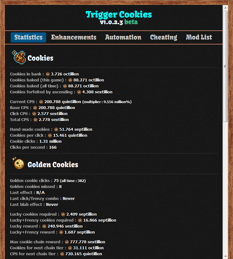 Cookie Clicker Cheat Codes  Cookie clicker cheats, Cheating, Coding