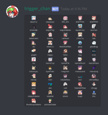 An image showcasing all server emotes